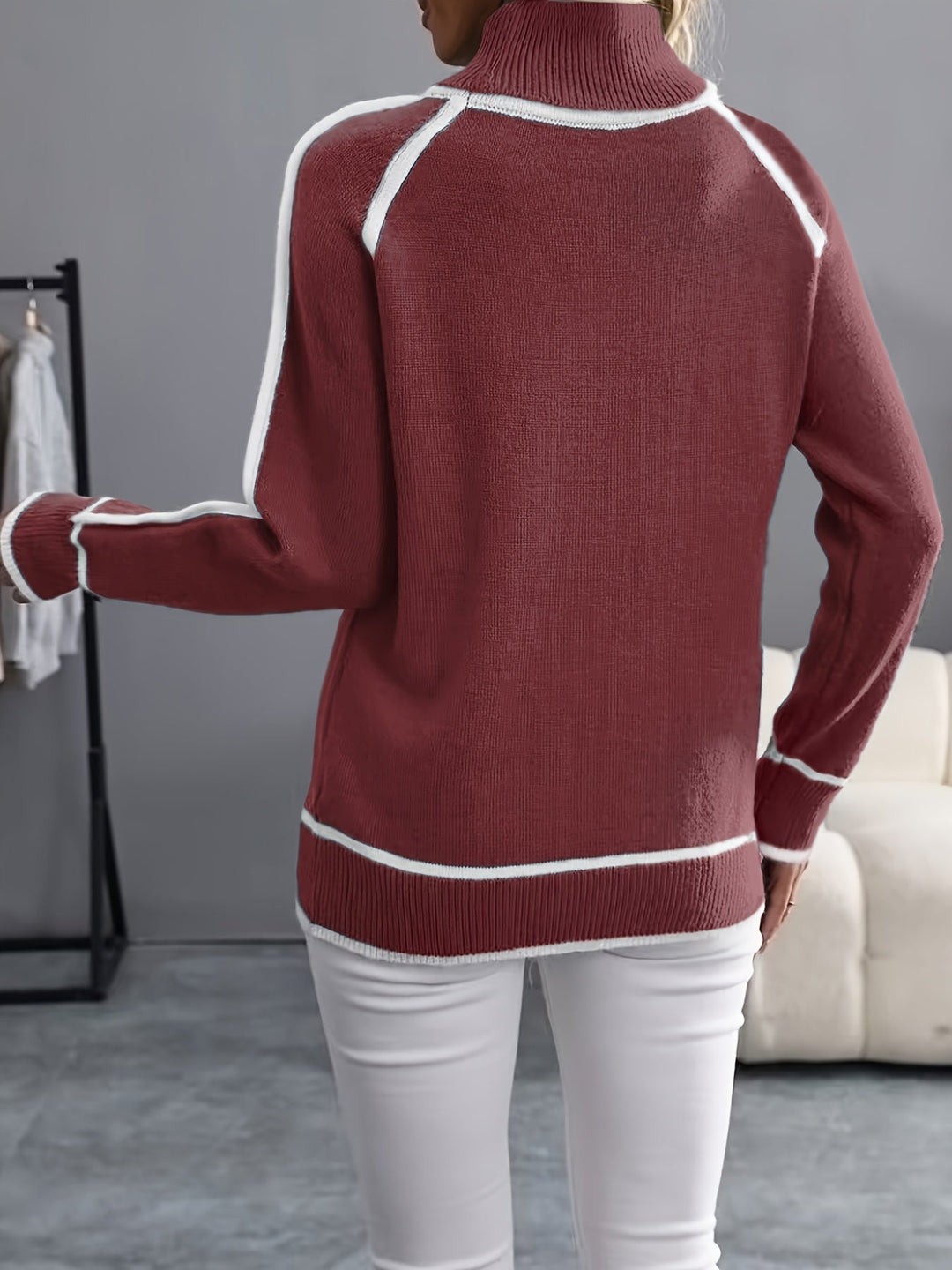 Janice - High Neck Jumper