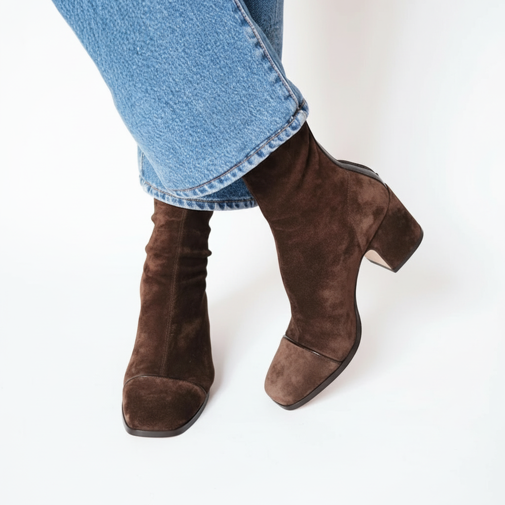 Lily | Elegant Suede Ankle Boots