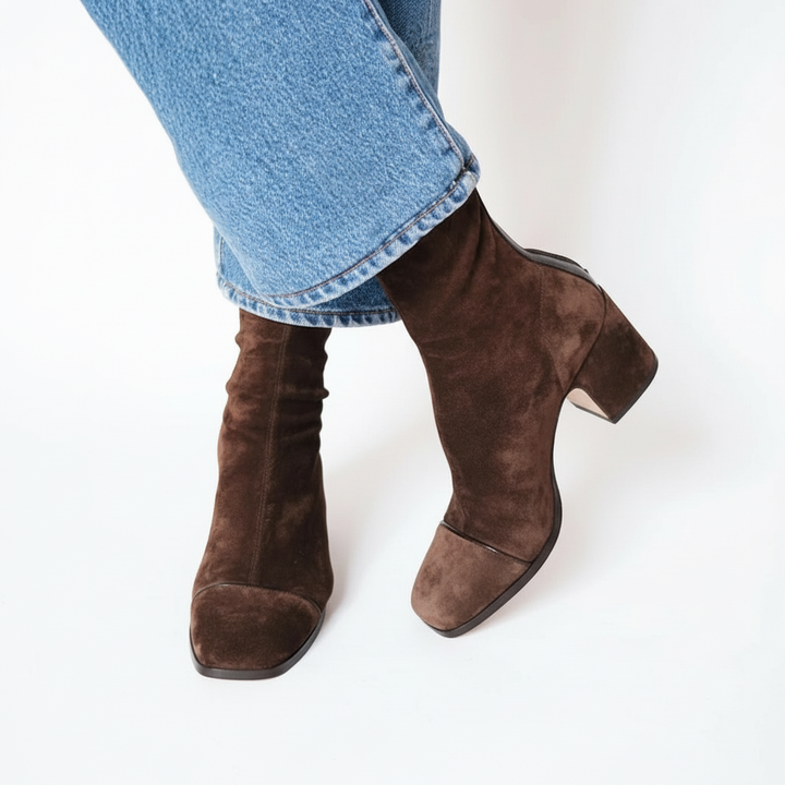 Lily | Elegant Suede Ankle Boots