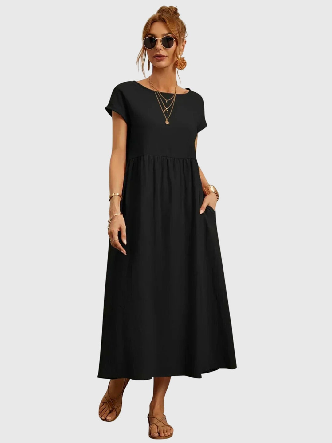 Giselle Casual Pocket Dress