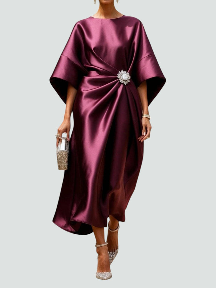 Eliza | Elegant Draped Evening Dress