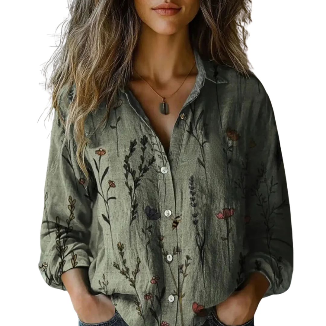 Clara™ – Olive Garden Blouse