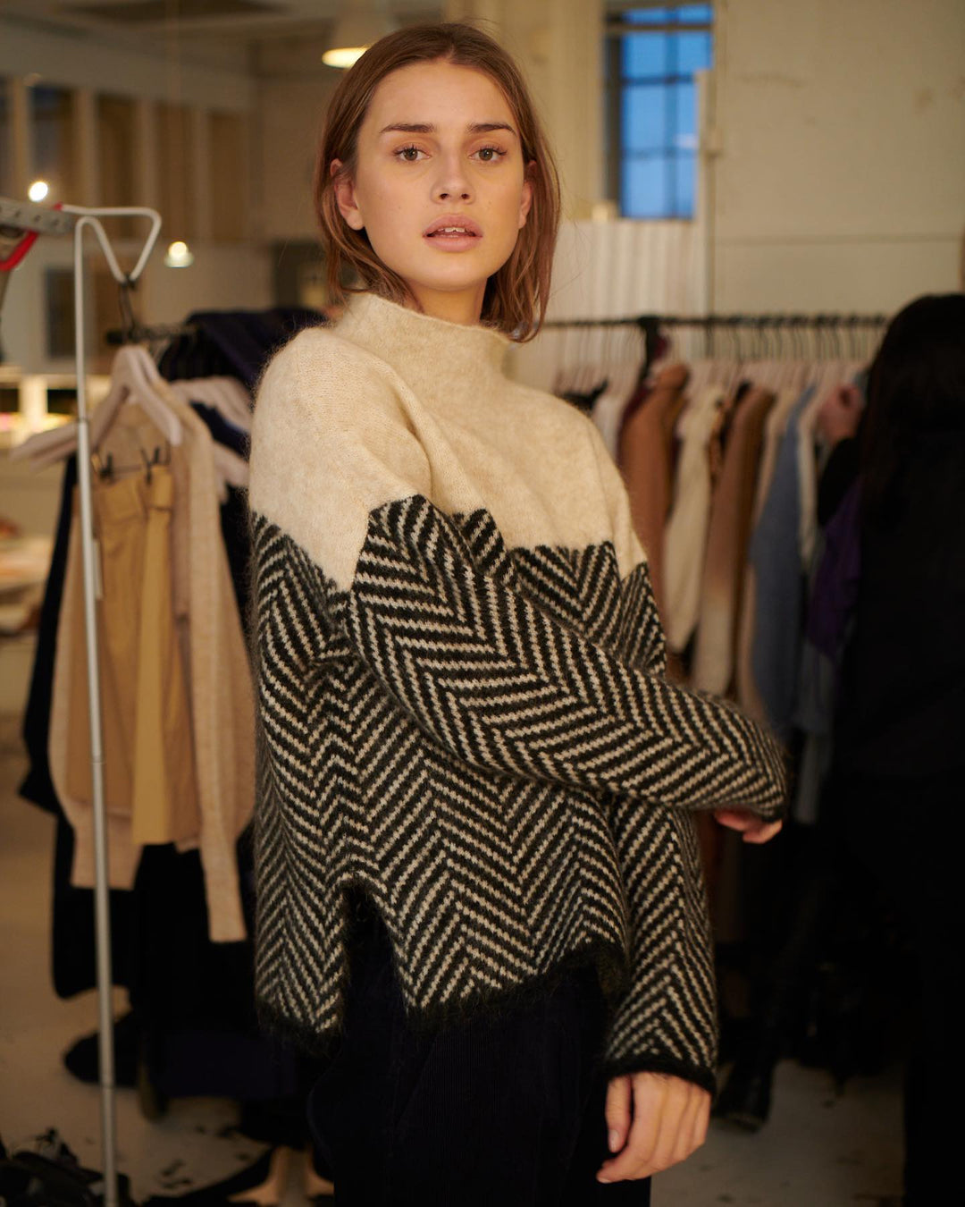 Gabrielle - Couture Roll Neck Jumper
