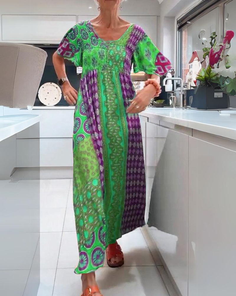 Melania | Colourful Bohemian Dress