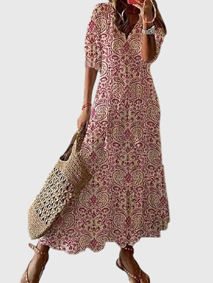 Amalia Boho Vintage Summer Dress