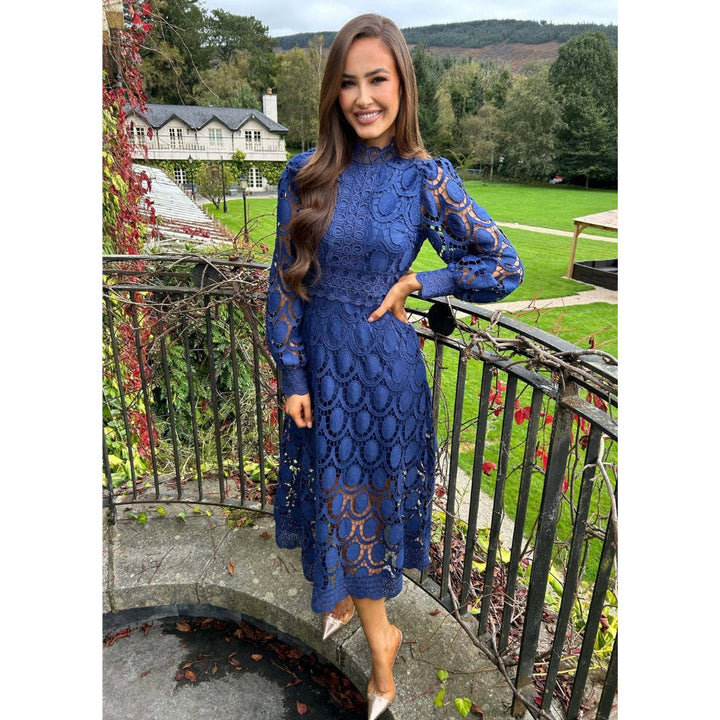 Vera | Delicate Lace Midi Dress