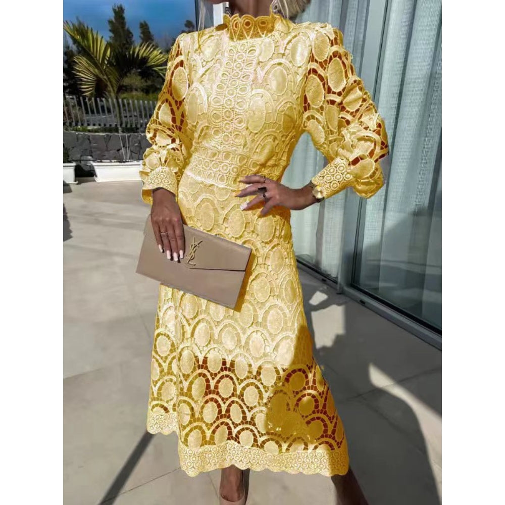 Vera | Delicate Lace Midi Dress