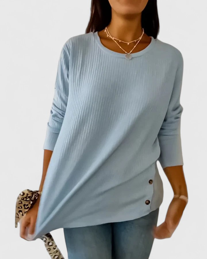 Megan Elegant Crew Top