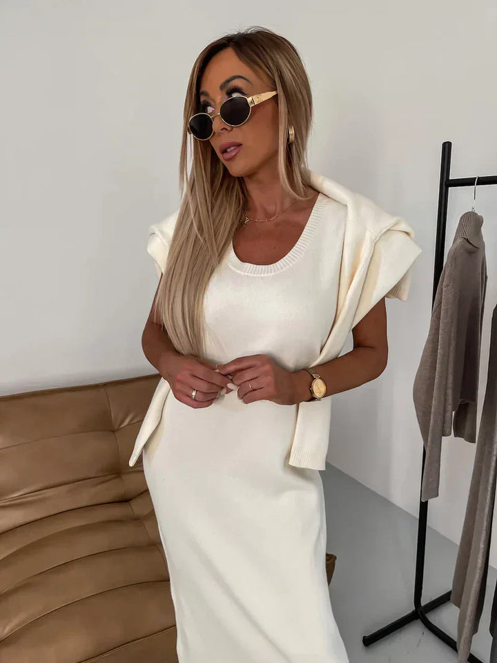 Rosie - Elegant Sweater Dress Set