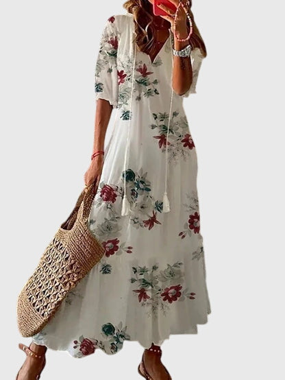 Amalia Boho Vintage Summer Dress