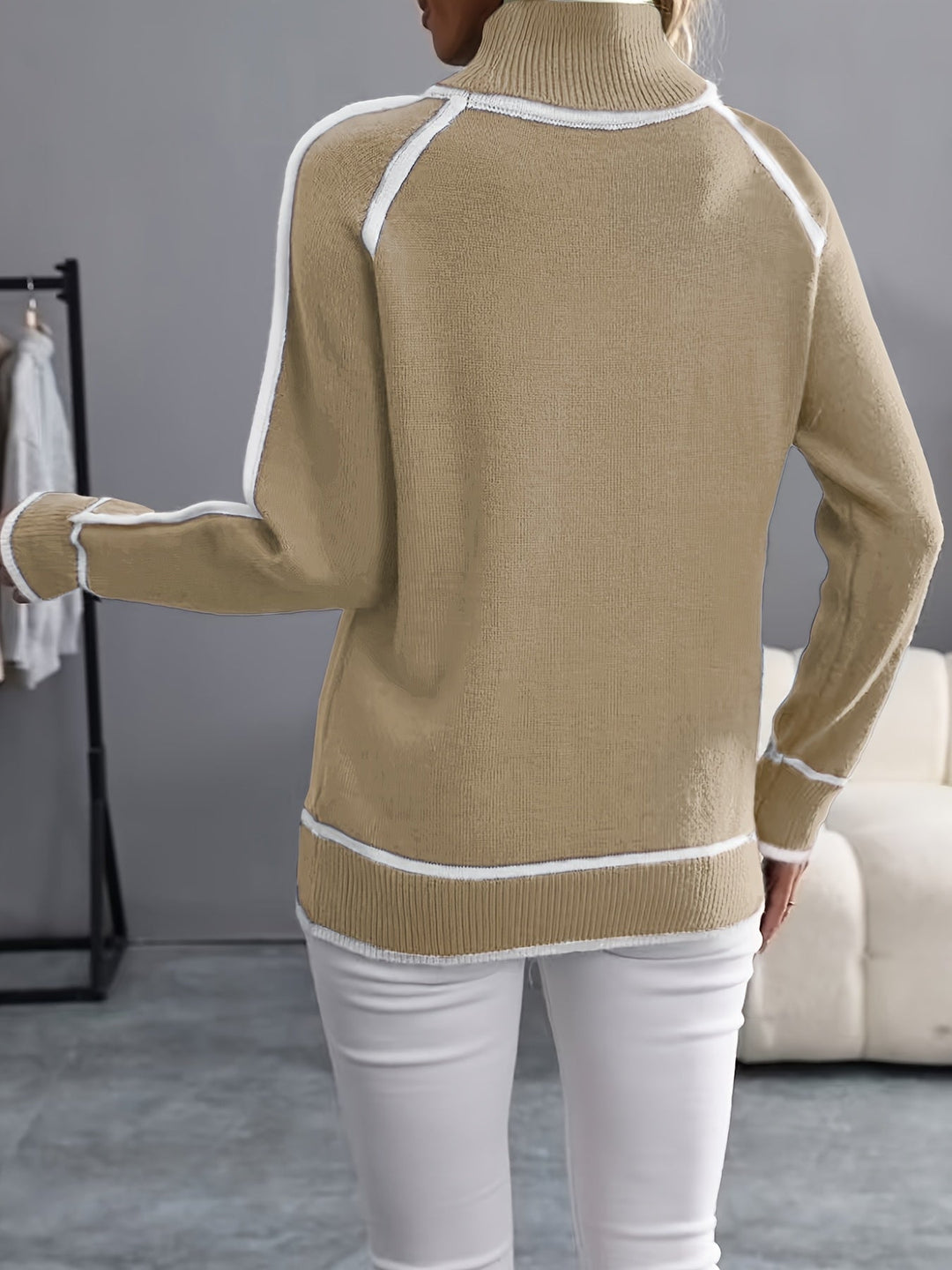 Janice - High Neck Jumper
