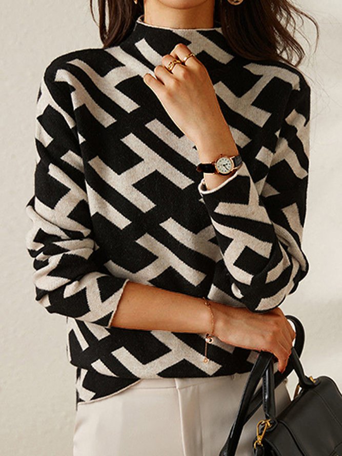 Jessy - Elegant Roll Neck Jumper