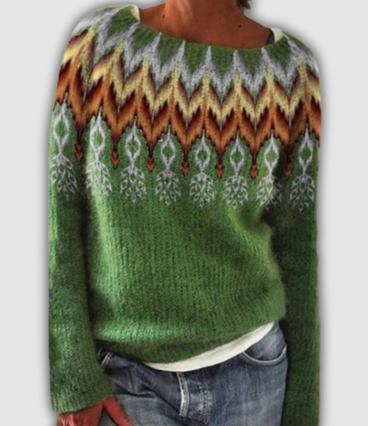 THE LINORA NORDIC RETRO SWEATER