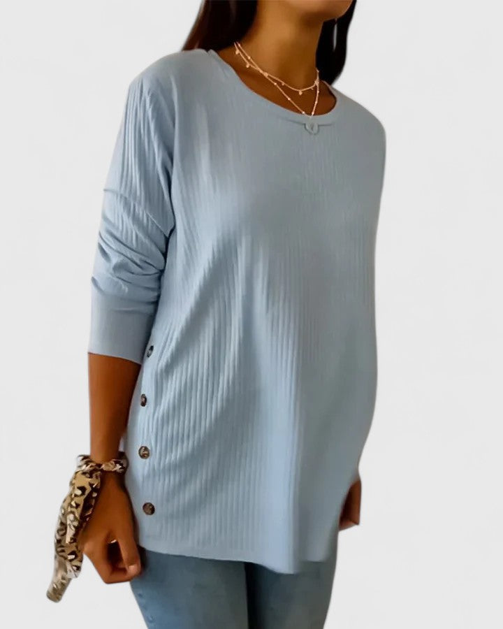 Megan Elegant Crew Top