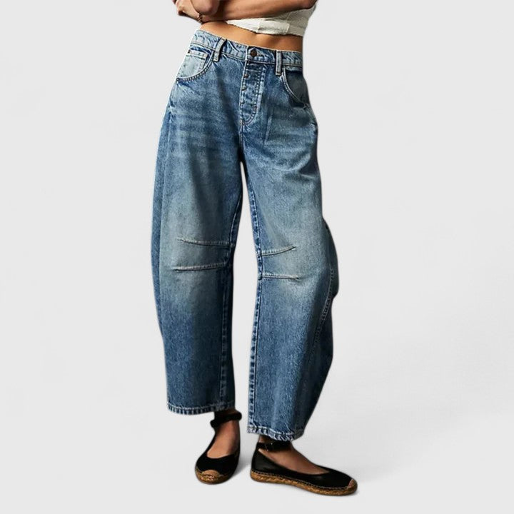 Rain Comfortable Wide-Leg Pants
