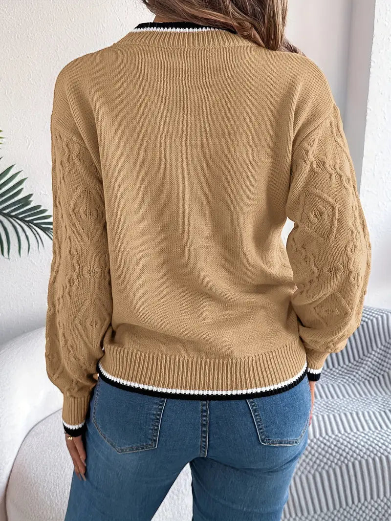 Verity - Elegant Striped Sweater