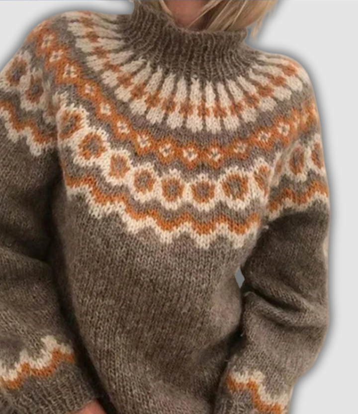 THE SERAPHINE RETRO TURTLENECK SWEATER