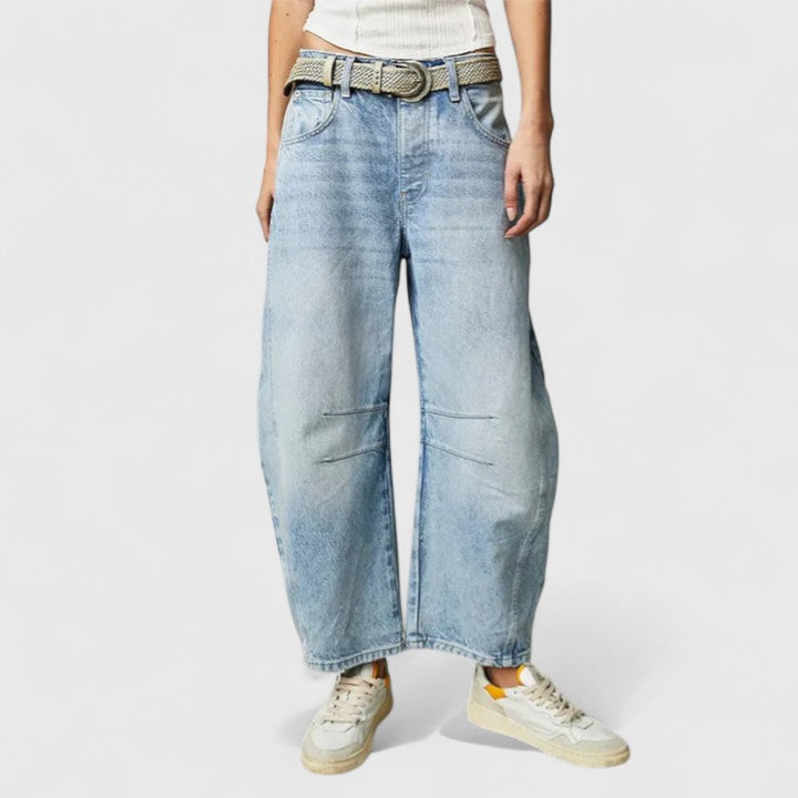 Rain Comfortable Wide-Leg Pants
