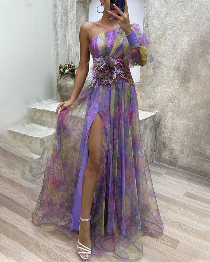 Aurora | One-Shoulder Evening Dress