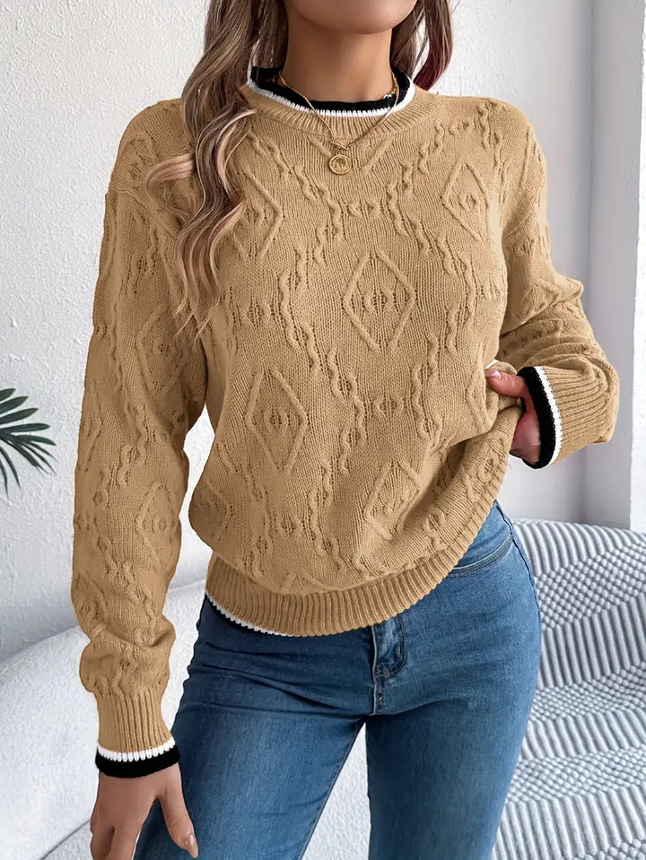Verity - Elegant Striped Sweater