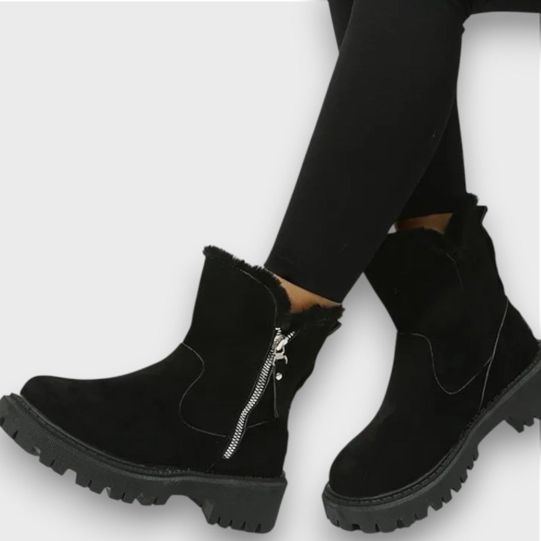 Norvyn Cozy faux-fur winter ankle boots