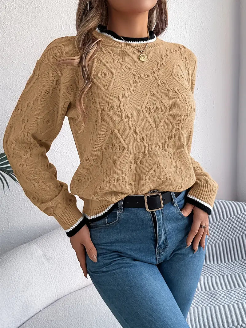 Verity - Elegant Striped Sweater