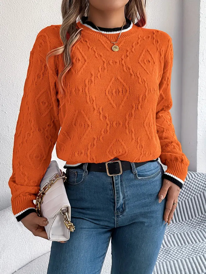 Verity - Elegant Striped Sweater