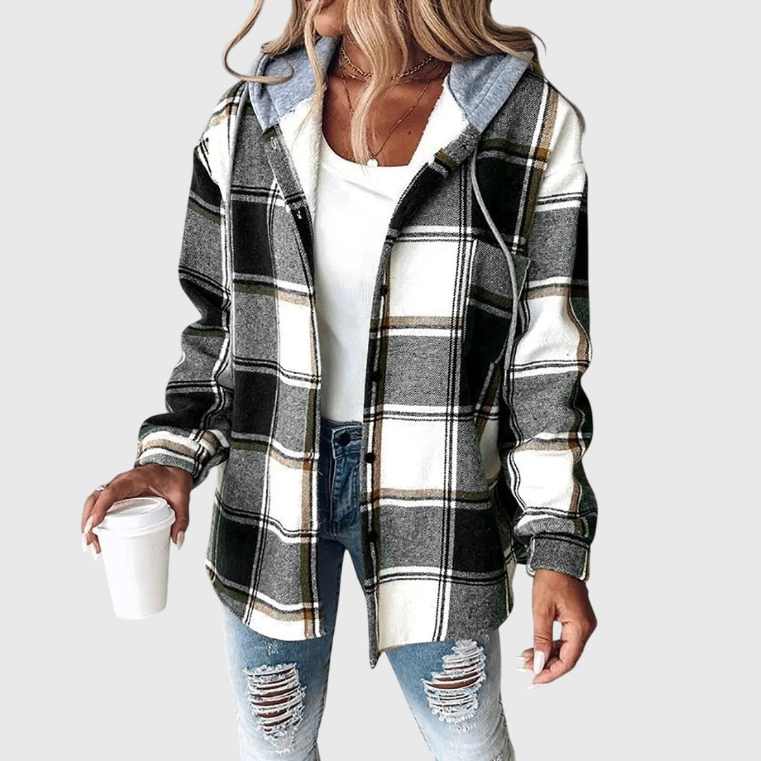 Martina Women's Mesh Button Placket Jacket