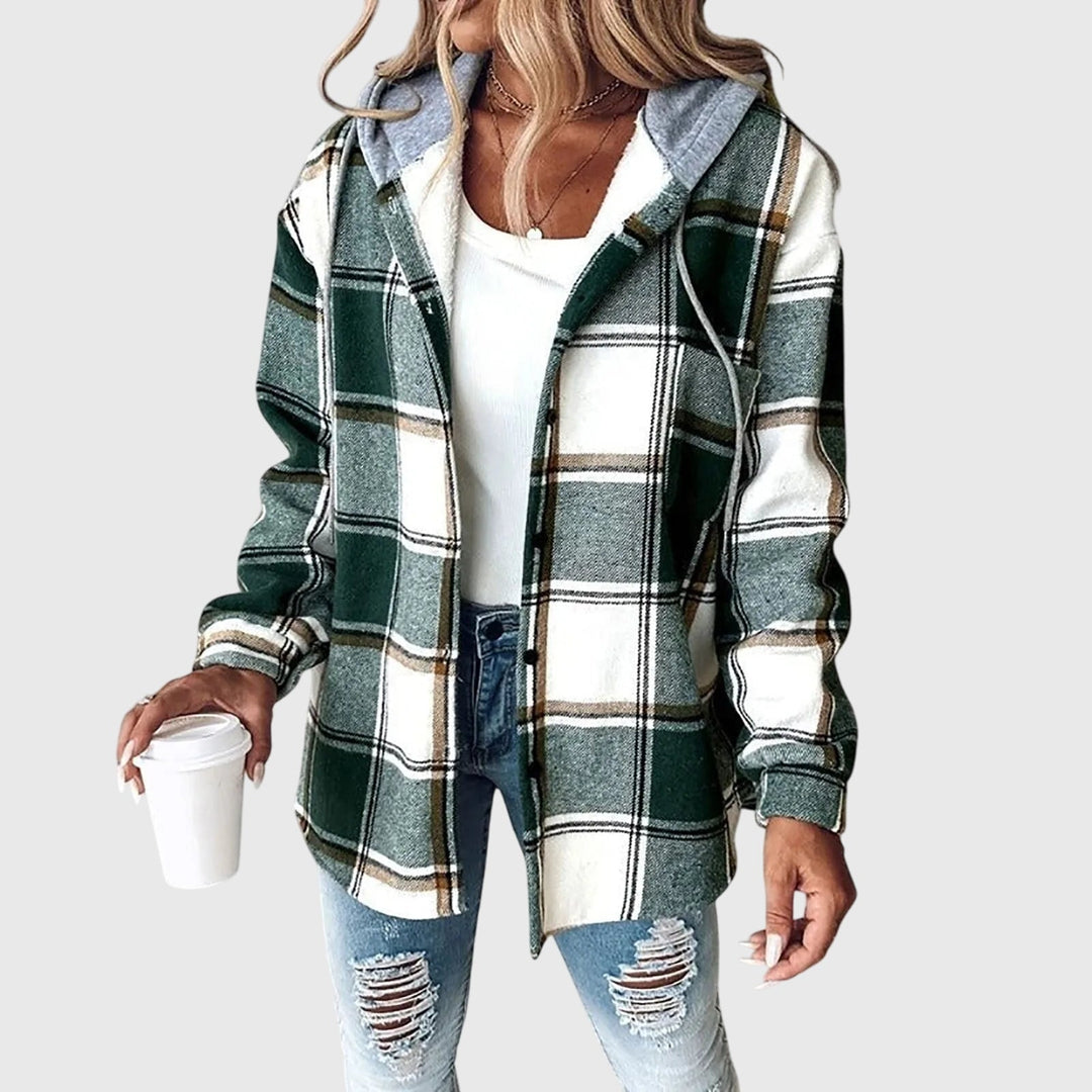 Martina Women's Mesh Button Placket Jacket