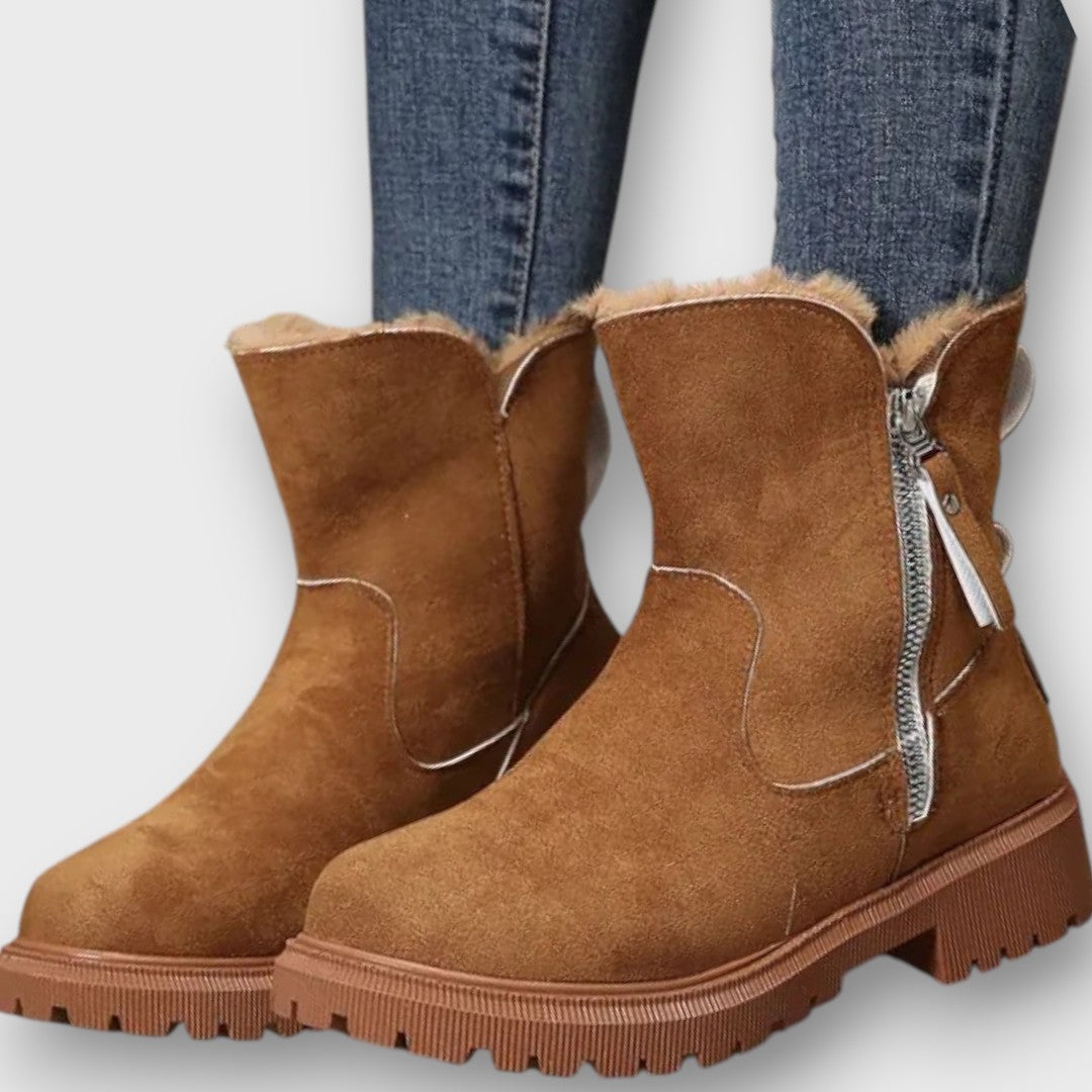 Norvyn Cozy faux-fur winter ankle boots