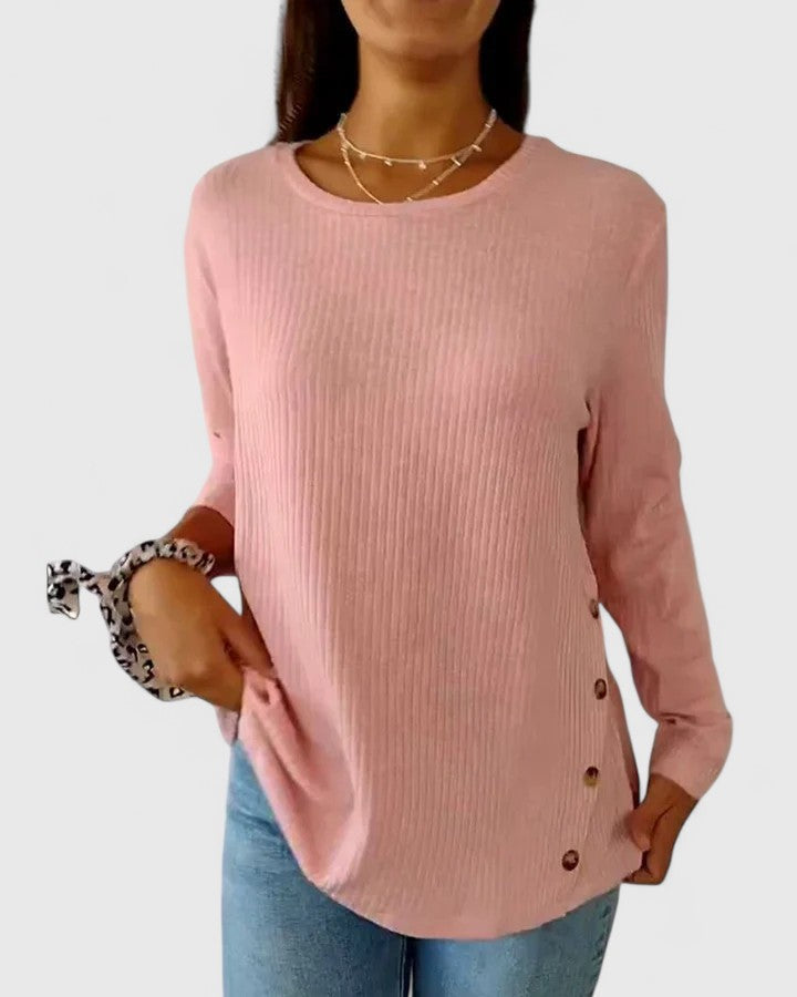 Megan Elegant Crew Top