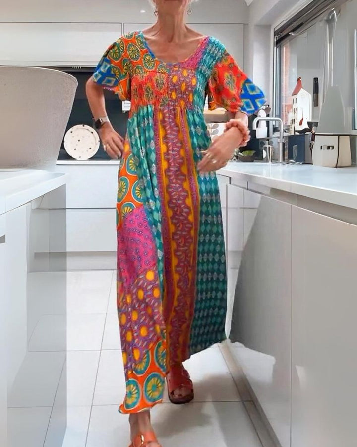 Melania | Colourful Bohemian Dress