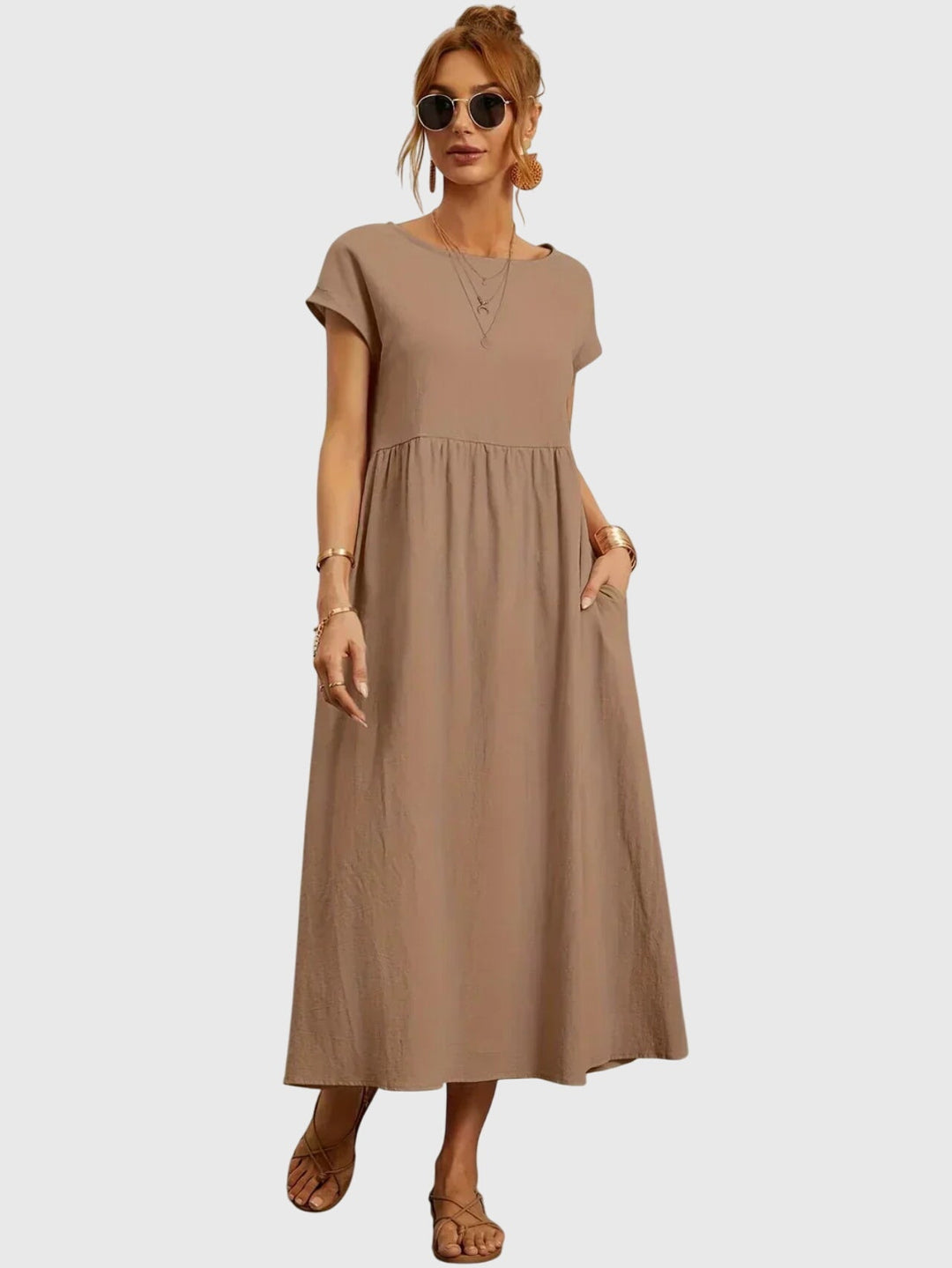 Giselle Casual Pocket Dress
