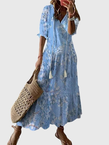 Amalia Boho Vintage Summer Dress