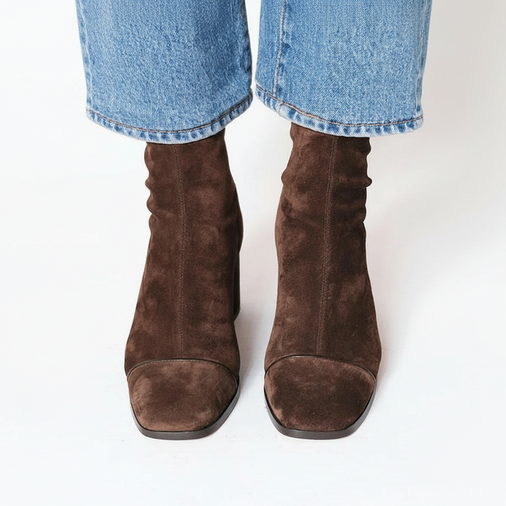 Lily | Elegant Suede Ankle Boots