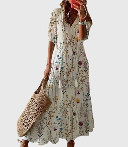 Amalia Boho Vintage Summer Dress