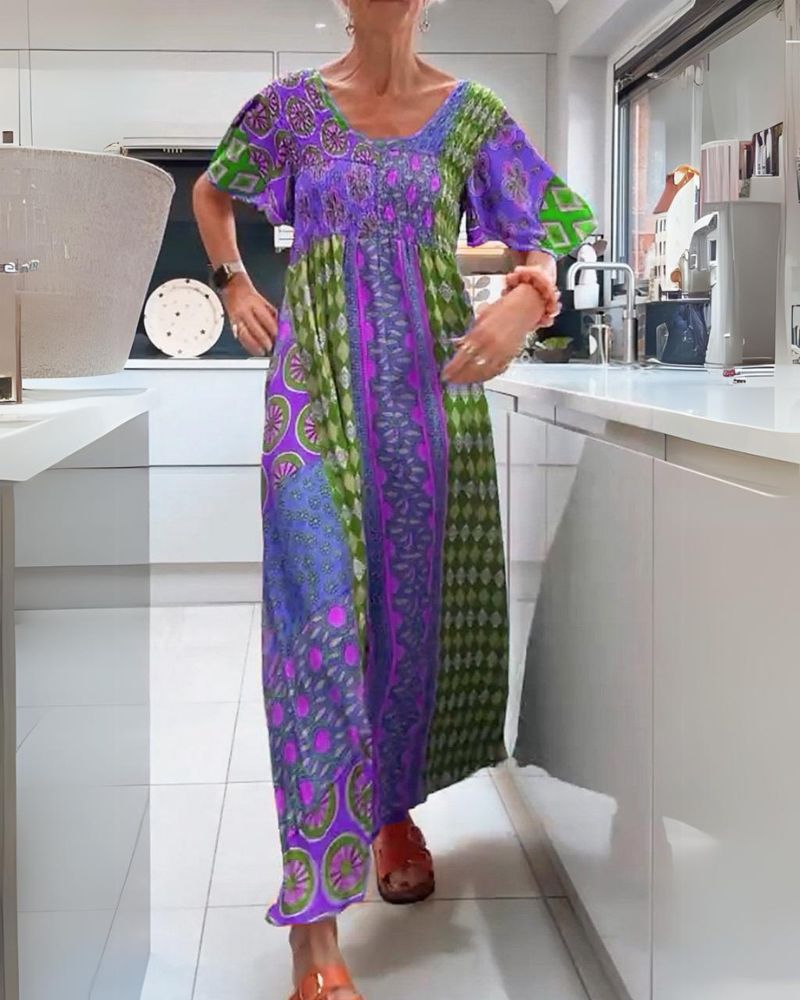 Melania | Colourful Bohemian Dress