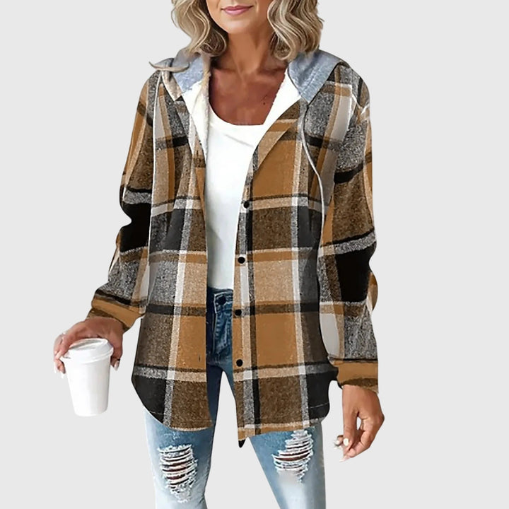 Martina Women's Mesh Button Placket Jacket