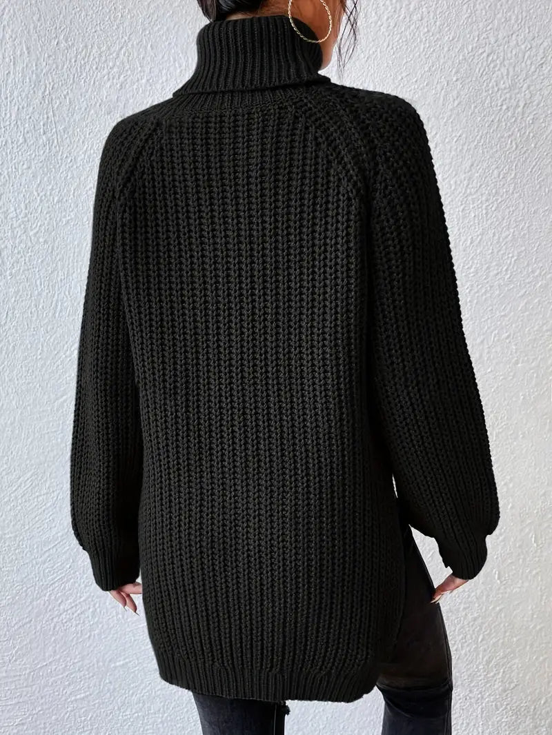 Lavender - Couture Roll Neck Jumper