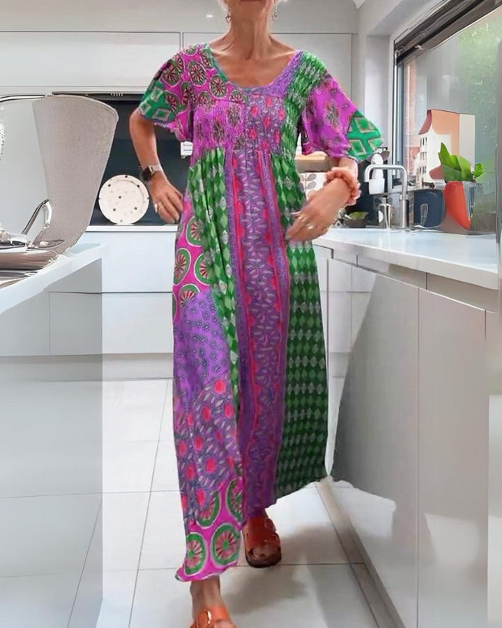 Melania | Colourful Bohemian Dress