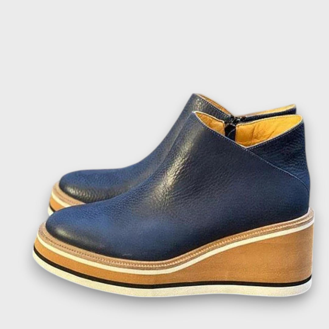 Alvaya Everyday Stylish Wedge Ankle Boots