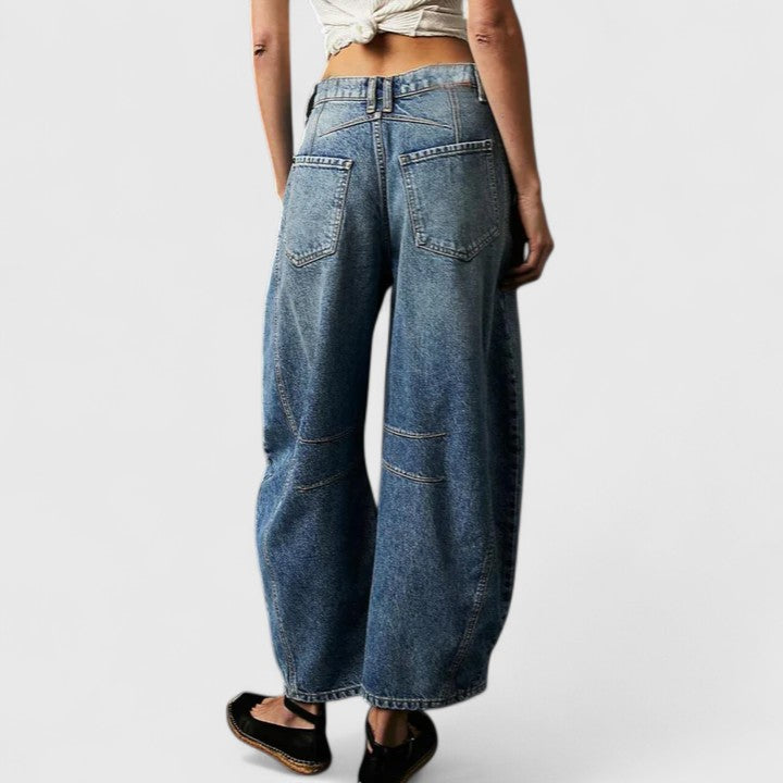 Rain Comfortable Wide-Leg Pants