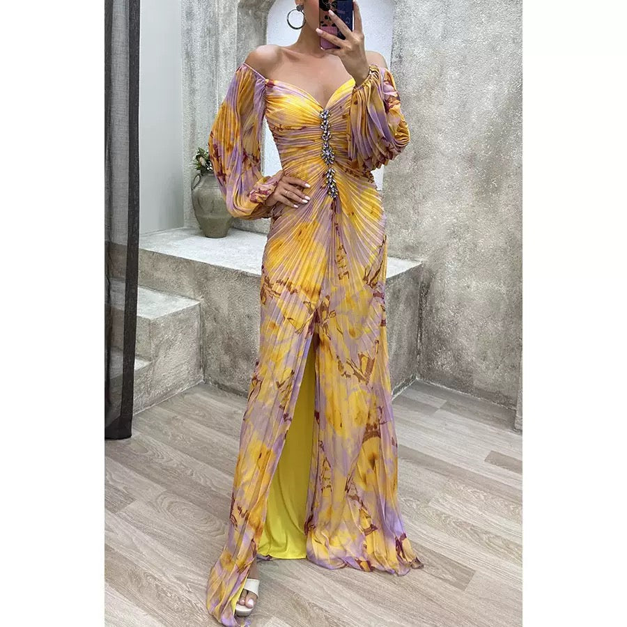 Elodie | Sunset Flow Maxi Dress