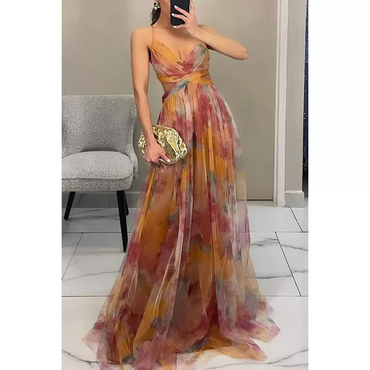 Aurelia | Flowing Evening Maxi Dress
