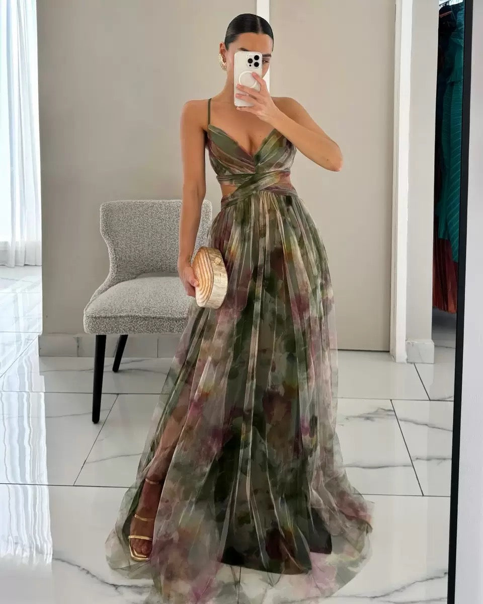 Aurelia | Flowing Evening Maxi Dress