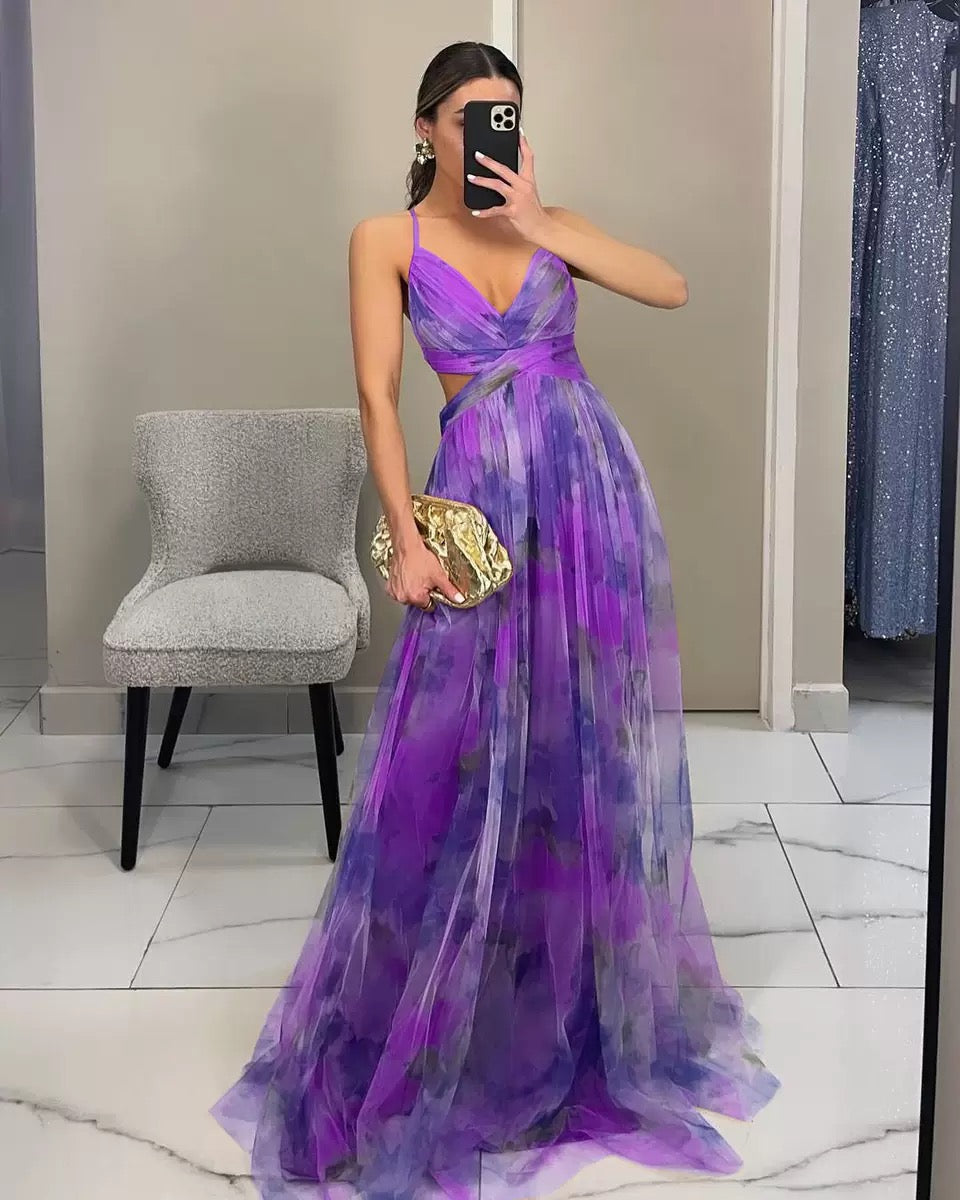 Aurelia | Flowing Evening Maxi Dress