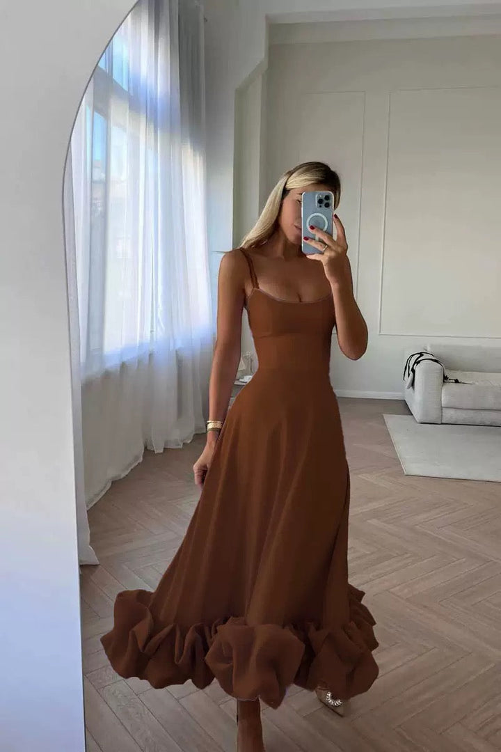 Valencia | Sapphire Bloom Midi Dress
