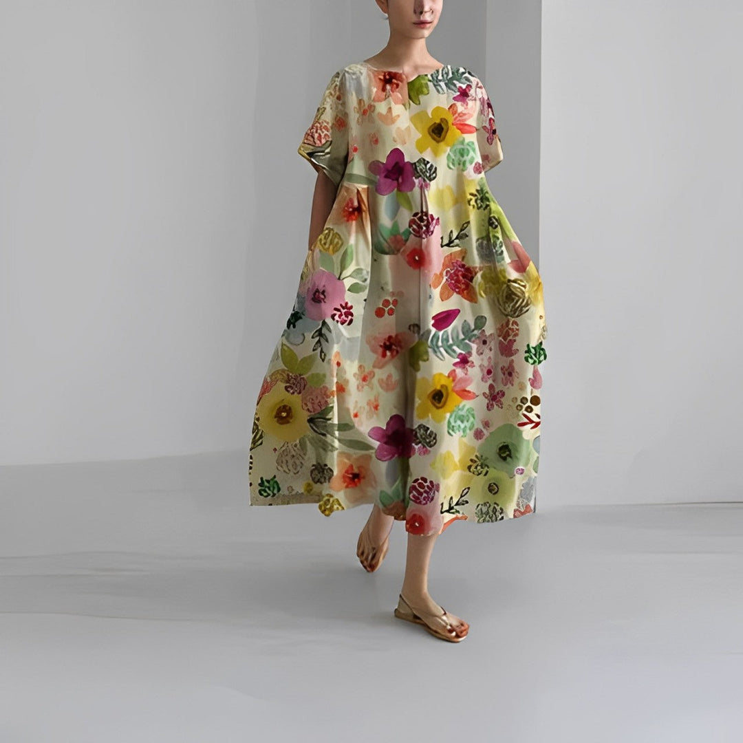 Daisy | Retro Big Swing Loose Maxi Dress