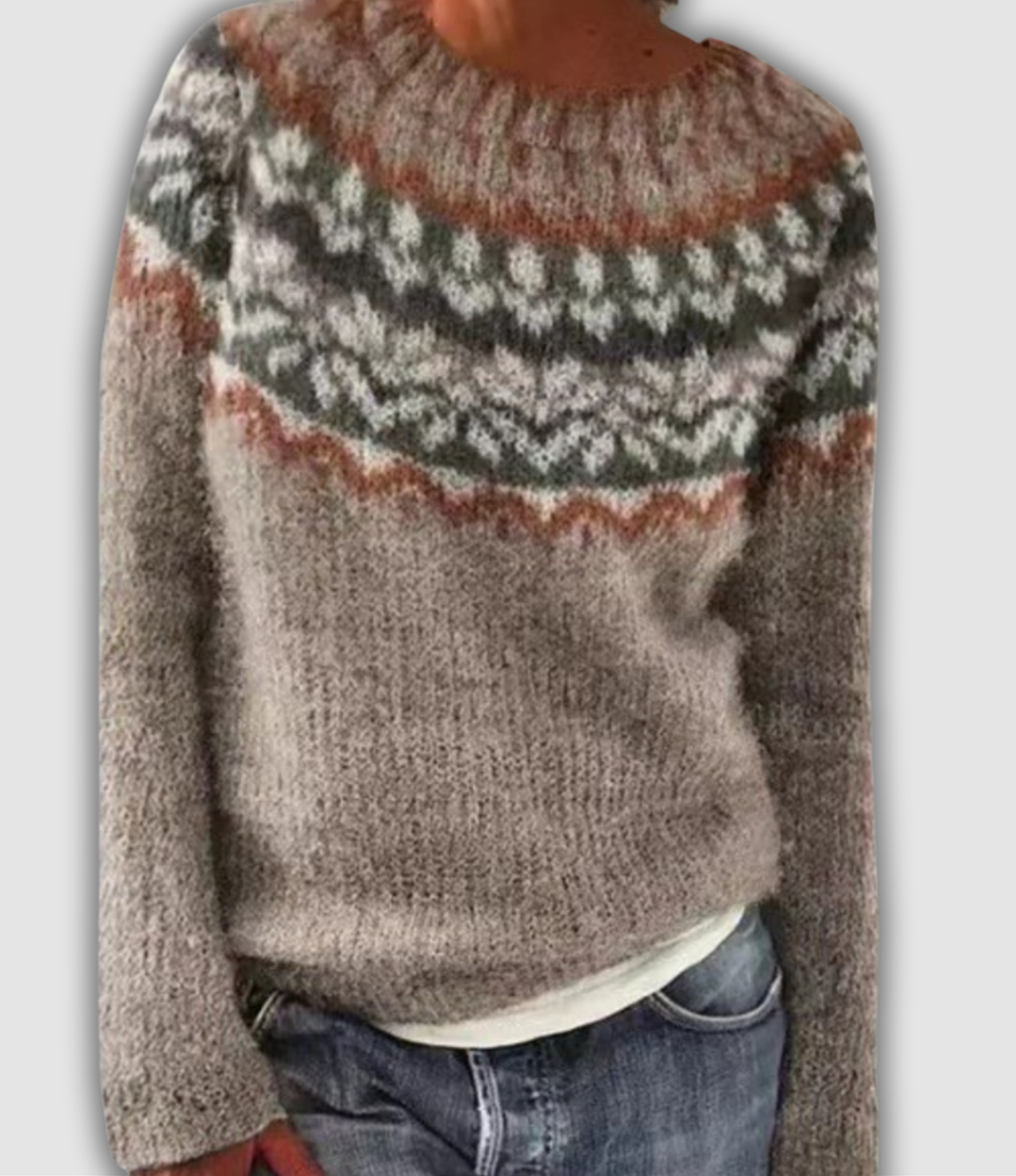 THE MARIELLE RETRO SWEATER