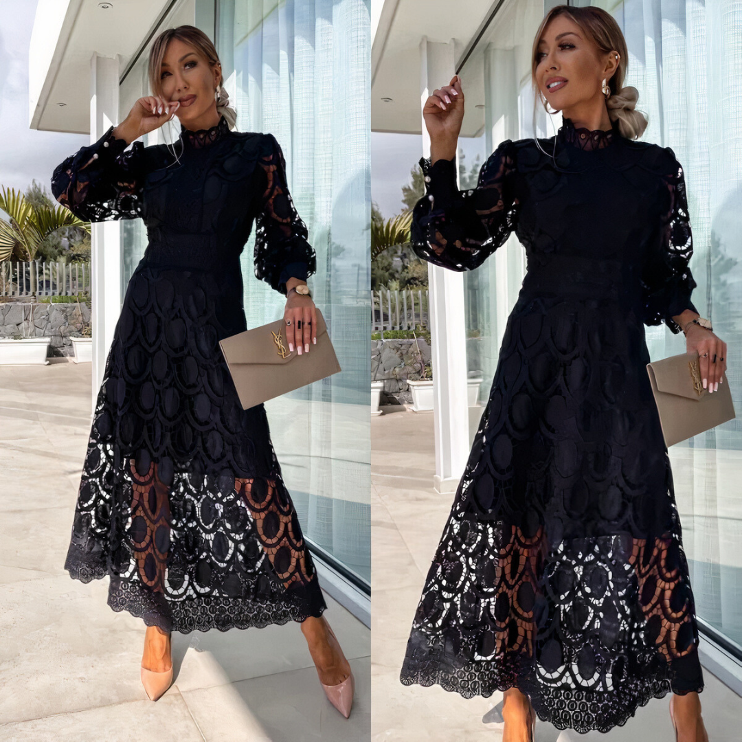 Vera | Delicate Lace Midi Dress